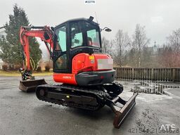 Kubota KX057-4 tracked excavator w/ tiltrotator – 3 bucke