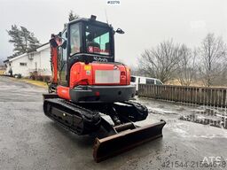 Kubota KX057-4 tracked excavator w/ tiltrotator – 3 bucke
