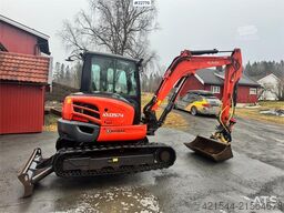 Kubota KX057-4 tracked excavator w/ tiltrotator – 3 bucke