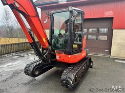 Kubota KX057-4 tracked excavator w/ tiltrotator – 3 bucke