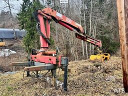 HMF 1150 crane with grab.