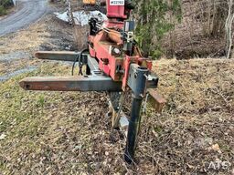 HMF 1150 crane with grab.