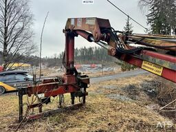 HMF 1150 crane with grab.