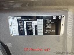 Scania S580 V8 6x2 Bougie