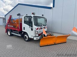 MULTICAR ISUZU NMR Absetzkipp Varioschild+Streuer