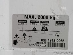 KRONE SD 27/ LBW 2000 kg / 2 x ZURRLEISTE / DHOLLAND.