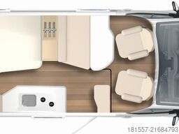 BÜRSTNER Lineo T 569 Automatik, Markise, Abw.-Tank beh.