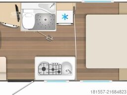 BÜRSTNER B66 485 TS 2.000 kg / Duschpaket