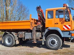 MAN TGM 18.240PS 4x4 3.S-Kipper mit Kran