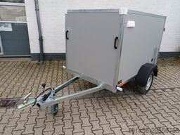 Other kompakter Koffer grauweiß Gesamthöhe 185cm 750kg mit Stützrad Stützen Zurrsystem 100km/H