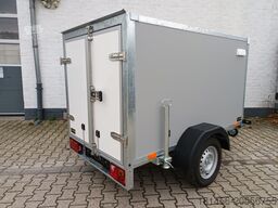 Other kompakter Koffer grauweiß Gesamthöhe 185cm 750kg mit Stützrad Stützen Zurrsystem 100km/H