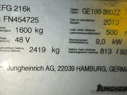 Jungheinrich EFG216K