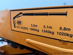 MERCEDES-BENZ Actros 2632 6x4/2 Meiller  + HMF Kran