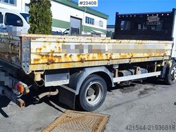 Mitsubishi Fuso Canter 4x2 flatbed truck for sale as a repair