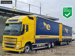 Volvo FH 460 6X2 LNG Engine Curtainside Combi Sliding...
