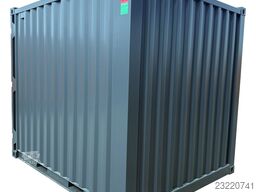 A1 Container 10 Fuß Lagercontainer RAL 7016 Anthrazitgrau