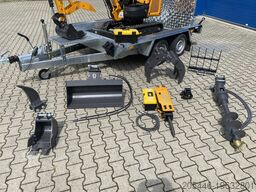 Berger Kraus BK1300JSR mit Kubota Motor + Schwenkarm
