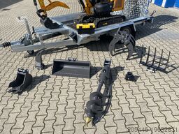 Berger Kraus BK1300JSR mit Kubota Motor + Schwenkarm