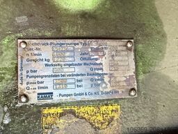 1000 bar High pressure Kamat 186 L/min. Deutz V8