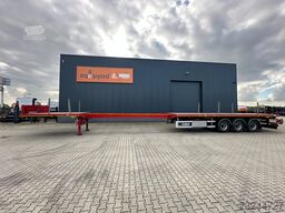Broshuis 750cm extendable flatbed trailer / SAF + drumbr...