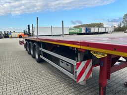 Broshuis 750cm extendable flatbed trailer / SAF + drumbr...