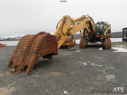 CAT 365C excavator with tooth bucket