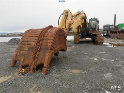 CAT 365C excavator with tooth bucket