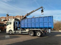 MAN 26.480 TGX Wechselsystem Abroller+Kran+Container