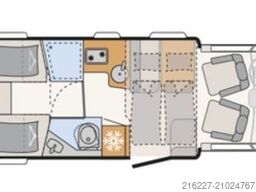 DETHLEFFS Trend T 7057 EB AB NOVEMBER 25+SAT/TV+NAVI