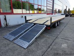 Möslein TTT 11 5,2 BR Weiß  Neuer Tandemtieflader mit Breiten Rampen