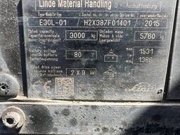 Linde E30L-01 side-shift 6.62m heating (1846)