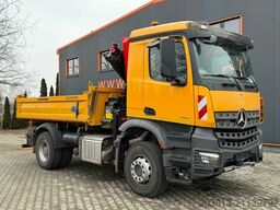 MERCEDES-BENZ AROCS 1843 4x2 Kipper Kran Palfinger PK12.501
