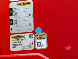 MERCEDES-BENZ AROCS 1843 4x2 Kipper Kran Palfinger PK12.501