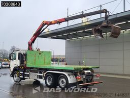 Volvo FM 370 6X2 HMF 1643 Z2 Crane 20tons AJK contain...