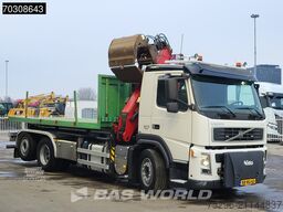 Volvo FM 370 6X2 HMF 1643 Z2 Crane 20tons AJK contain...
