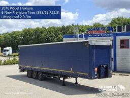 Otvorena poluprikolica sa ceradom Kögel Curtainsider Mega