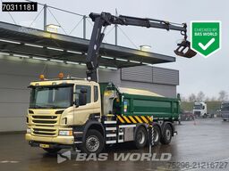 Scania P410 P 8X4 NL-Truck HMF 1800K3 Kran Crane HSW 2...