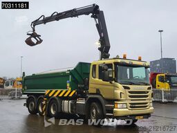 Scania P410 P 8X4 NL-Truck HMF 1800K3 Kran Crane HSW 2...