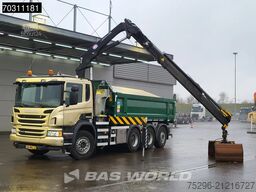 Scania P410 P 8X4 NL-Truck HMF 1800K3 Kran Crane HSW 2...