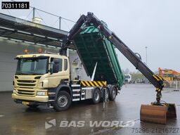 Scania P410 P 8X4 NL-Truck HMF 1800K3 Kran Crane HSW 2...