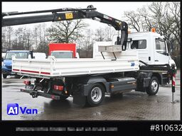 MERCEDES-BENZ Atego 823 Kipper Kran, Hiab, Klima, 2x AHK,Meiller