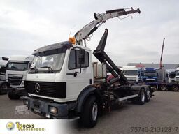 Mercedes-Benz SK 2433 Semi-Auto + PTO + Serie 14 Crane + 3 pe...