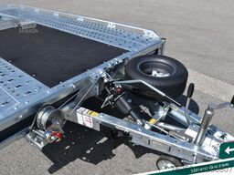BRIAN JAMES TRAILERS T-Transporter Kippbar Seilwinde Rampen