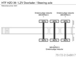 HTF HZO 39 / LZV Doorlader / Steering axle