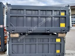 Decker Containerbau Abrollcontainer, Bayernbox,Pendelklappe