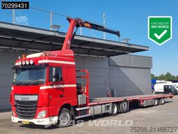 DAF XF 440 6X2 NL-combi Transporter HMF 900-K2 Kran...