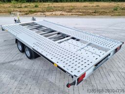 Martz 3000kg Autotrailer 450cm x 215cm KFZ Anhänger Kippbar mit Rampen