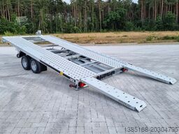 Martz 3000kg Autotrailer 450cm x 215cm KFZ Anhänger Kippbar mit Rampen