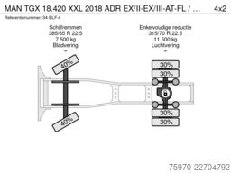 MAN TGX 18.420 XXL 2018 ADR EX/II-EX/III-AT-FL / PT...