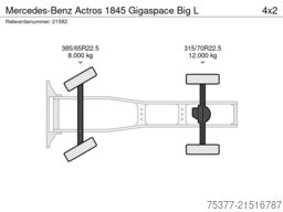 Mercedes-Benz Actros 1845 Gigaspace Big L